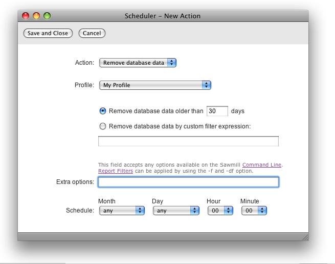 Remove Database Data Screenshot